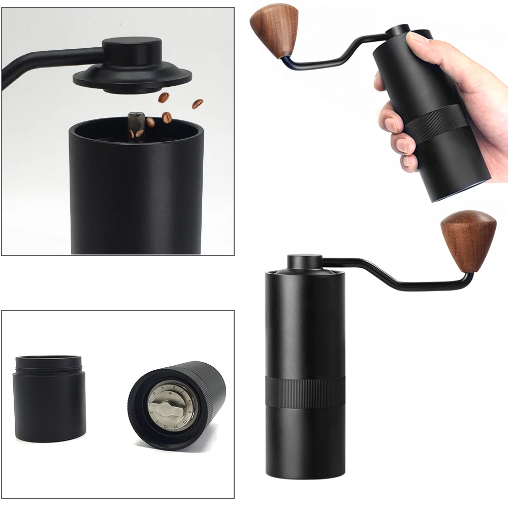 

Mini Coffee Grinder Hand Manual Portable Handmade Coffee Bean Burr Grinders Mill Kitchen Grinders Easy Clean Kitchen Tools