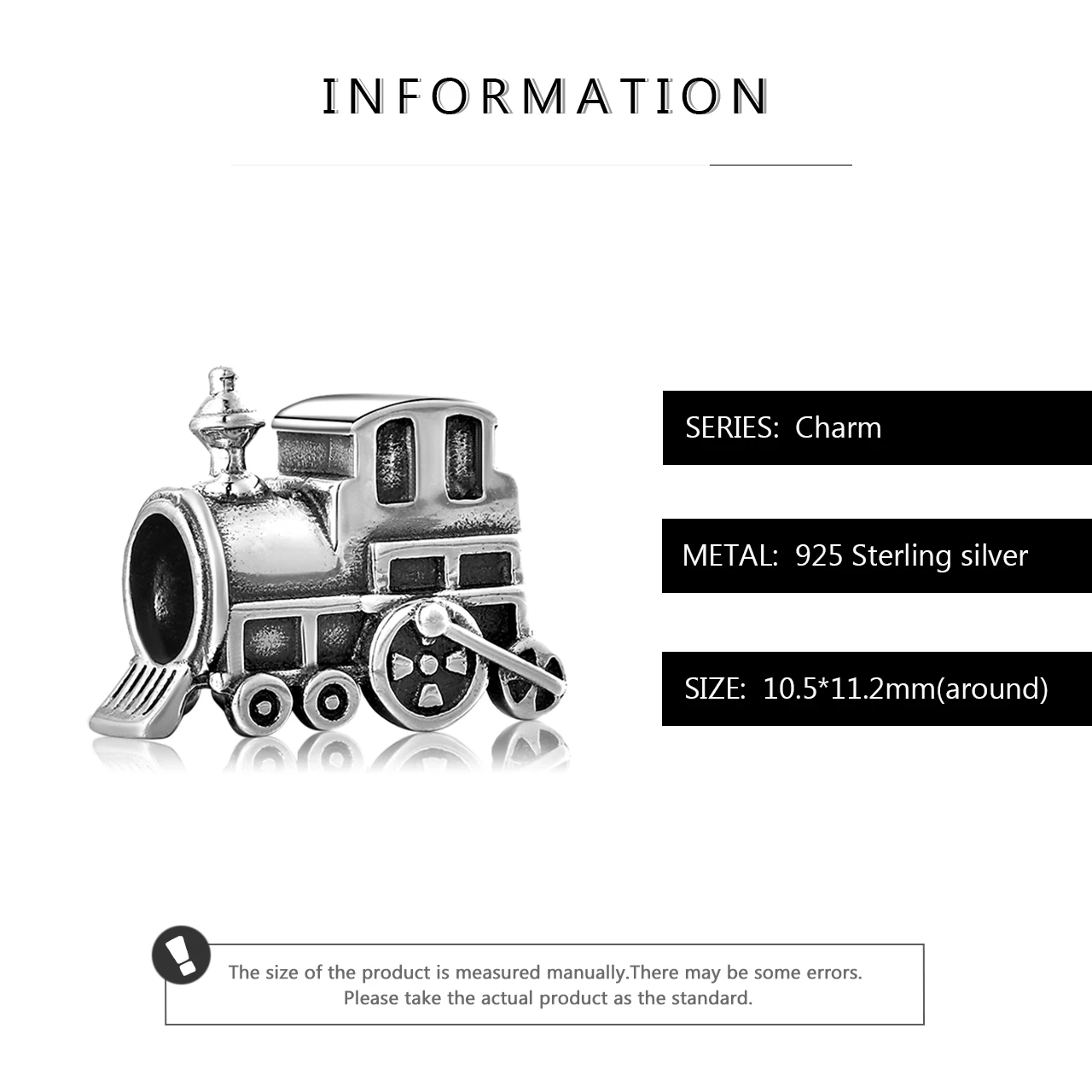 Classic Series 100% 925 Sterling Silver Retro Steam Train Shape Beads DIY Gift Fit European Women Bracelet Bangle Jewelry making | Украшения