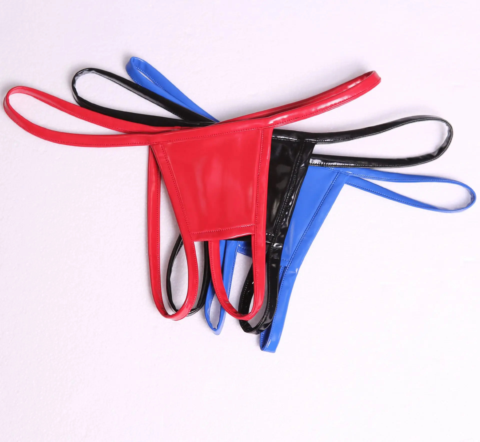 

S-XL Plus Size Hollow Out Hot Erotic String Women Thongs And G Strings Sexy Panties PVC Shiny Tanga Exotic Lingerie Underwear