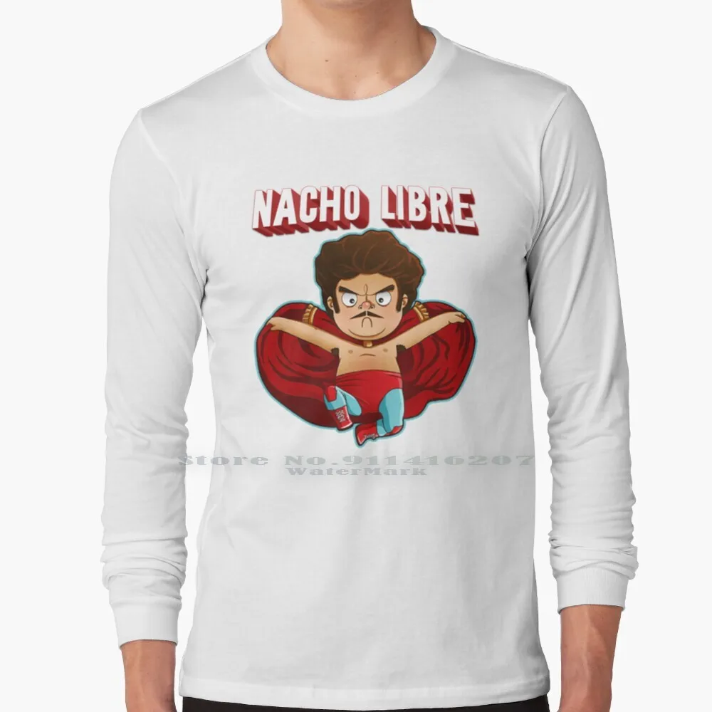 

Nacho Powers Long Sleeve T Shirt Jack Black Nacho Libre