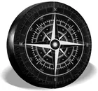 Запасная крышка для шины Foruidea Compass, водонепроницаемая Пыленепроницаемая Крышка для шин с УФ-защитой, подходит для Jeep,