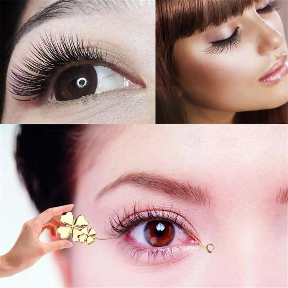 

5 пар натуральных ресниц ручной работы Накладные ресницы макияж пушистые ресницы Инструменты для наращивания ресниц Q7H3