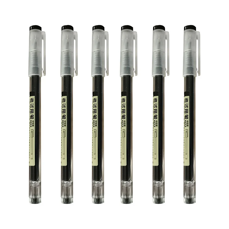 1 шт./лот гелевая ручка с большими чернилами жидкими для школьников осмотра офиса