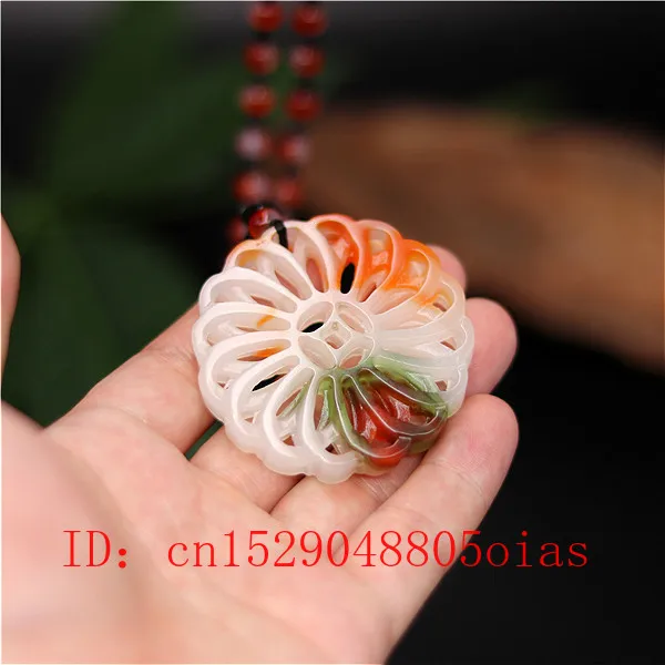 Ожерелье из нефрита естественного цвета очаровательное китайское ювелирное