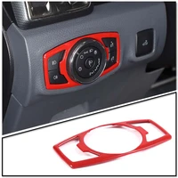 abs car styling for ford ranger wildtrak t7 t8 2015 2022 car headlight switch decoration frame sticker car interior accessories