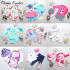 Слитный купальник для девочек, с длинными рукавами и защитой от ультрафиолета