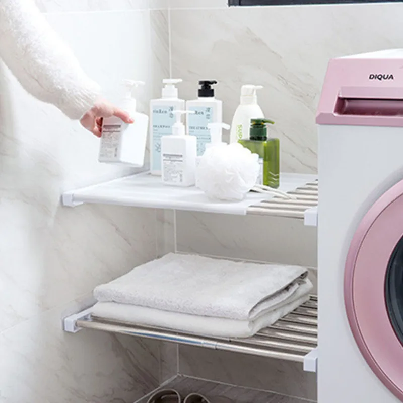 Выдвижной стеллаж для гардероба многоярусный держатель кухни органайзер