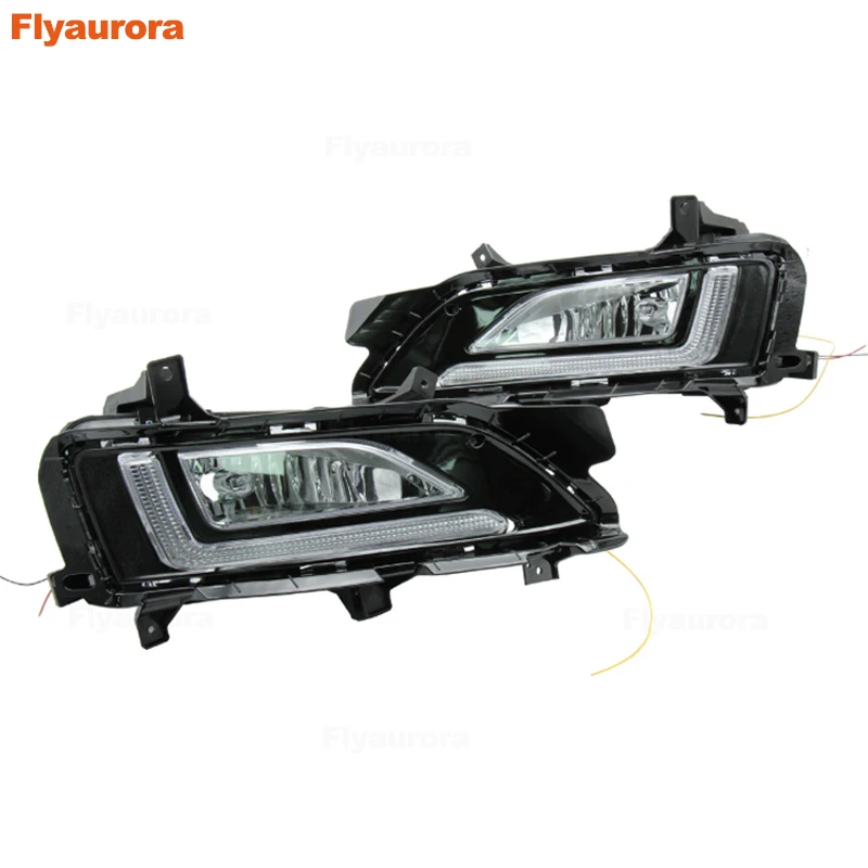 Светодиодные дневные ходовые огни 2 шт. противотумансветильник фары для Hyundai Ix35