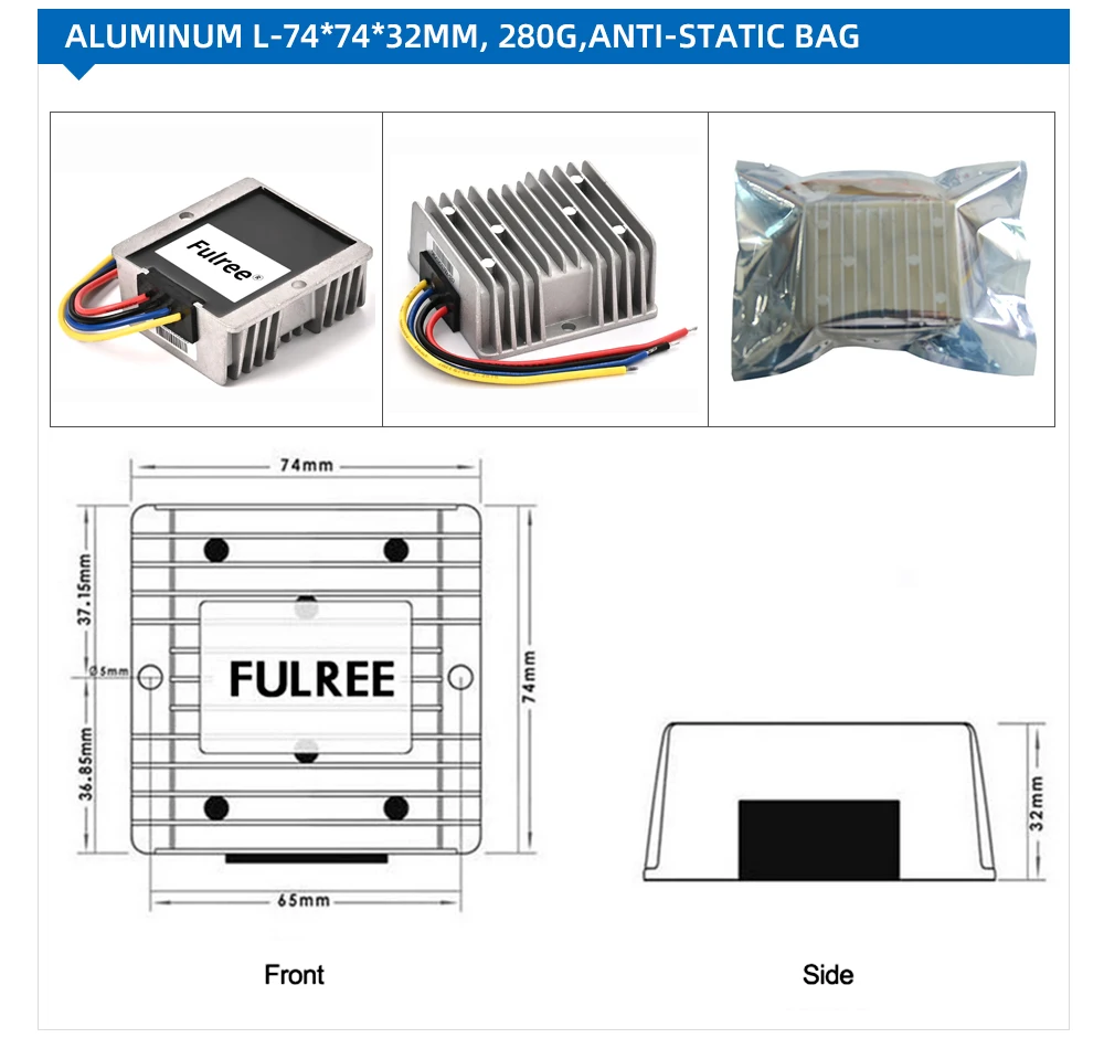 Изолированный понижающий преобразователь напряжения 100 в 84 72 В 60 48 36 24 12