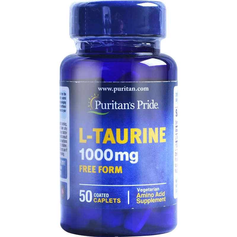 

Free Shipping L-Taurine 1000 Mg 50 Pcs