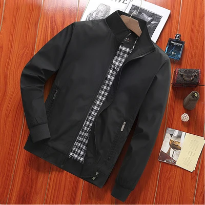

Men's Polit Bomber Jackets Casual Male Outwear Windbreaker Cargo Coats Mens Slim Fit Business Jackets Chaqueta Clothing