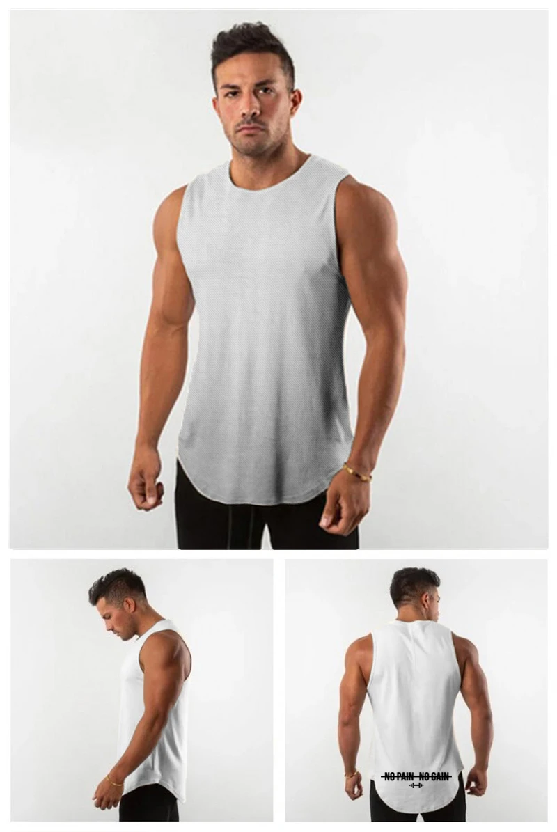 Брендовая сетчатая Спортивная одежда для занятий фитнесом летняя модная майка