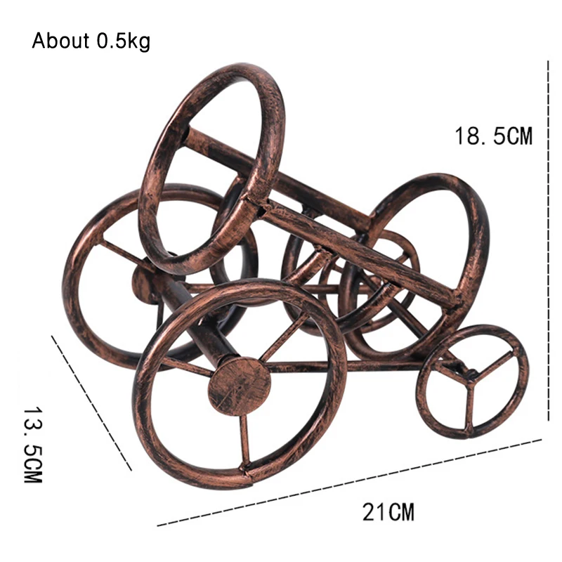 Креативная старинная кованая металлическая Винная стойка для вина домашний