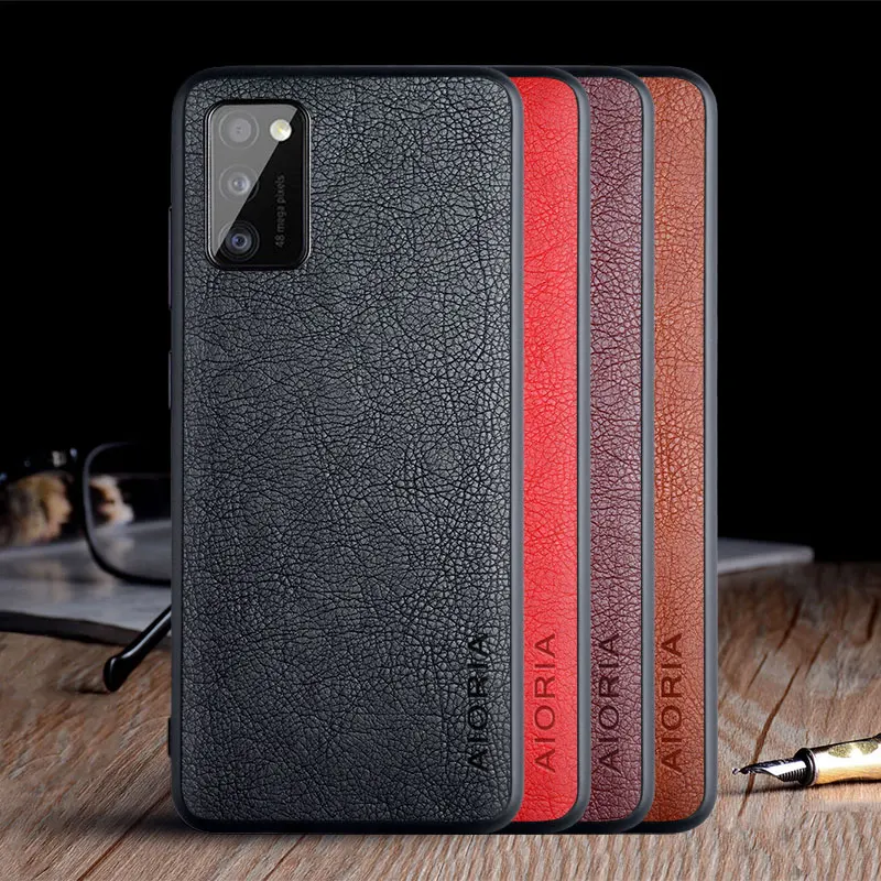 Чехол для Samsung Galaxy A41 роскошный винтажный кожаный чехол из кожи мягкий телефона