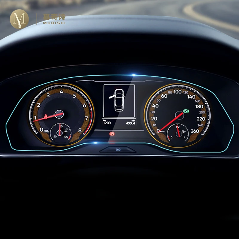 Для Volkswagen Passat 2019 2020 Автомобильная внутренняя мембрана приборной панели ТПУ