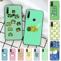 fhnblj funny animal frog phone case for huawei honor 10 i 8x c 5a 20 9 10 30 lite pro voew 10 20 v30
