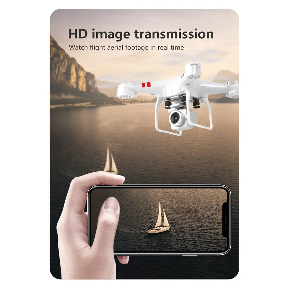 KY101D Радиоуправляемый Дрон 4K HD камера Wifi FPV Квадрокоптер с высокой фиксацией четырехосный анти-встряхивание самолет с ДУ вертолет селфи Дрон игрушки для детей