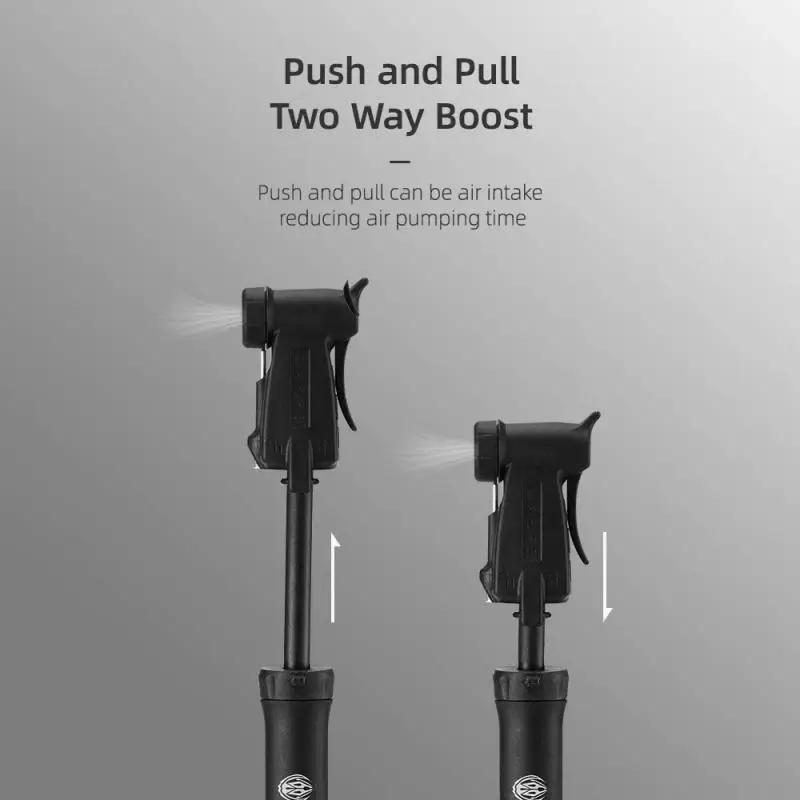 

Portable Mini Bike Pump Aluminum Alloy Bicycle Hand Air Pump Tire Inflator Multifunctional Valve MTB Road Cycling Inflator