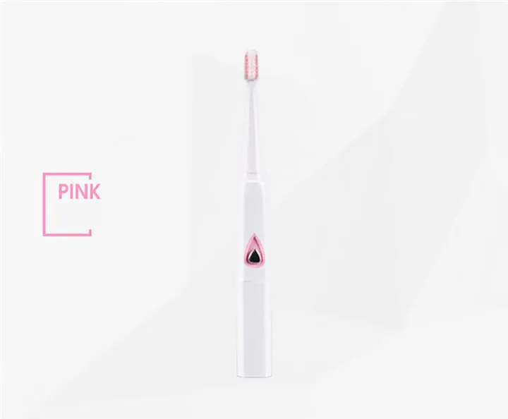 LAIKOU Electric Toothbrush Teeth Brush Dental Brush Sonic Wave Chip Toothbrush Head Replaceable Teeth Whitening Healthy battery
