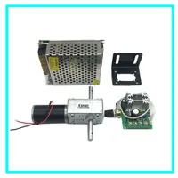Bringsmart 5840-31zy двойной вал двигателя 24 В DC червячный мотор-редуктор 4 в DC редуктор двигатели с высоким крутящим моментом обратный самозамок для робота