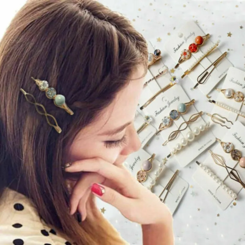 Pearl Hair Clip Hairband Comb Pin Barrette Hairpin Headdress Headwear |
