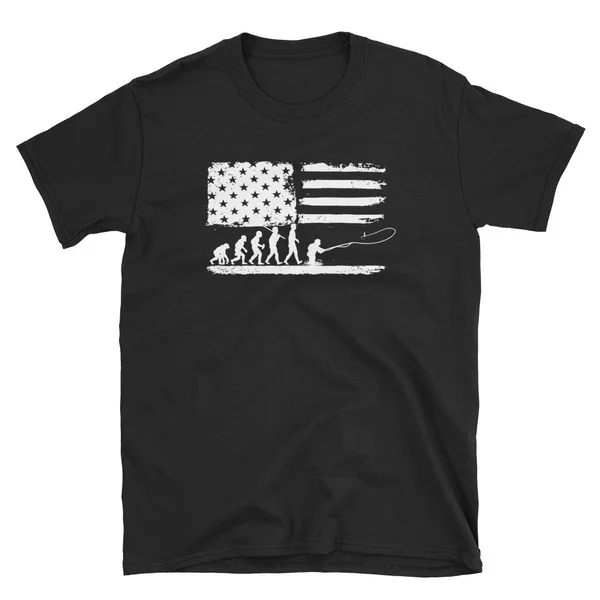 

Fishing American Flag T-Shirt