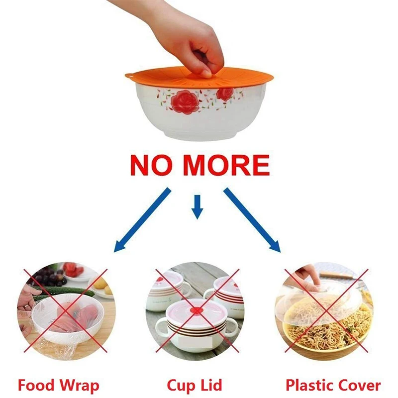 Большая силиконовая чаша для микроволновой печи крышка Еда Обёрточная бумага