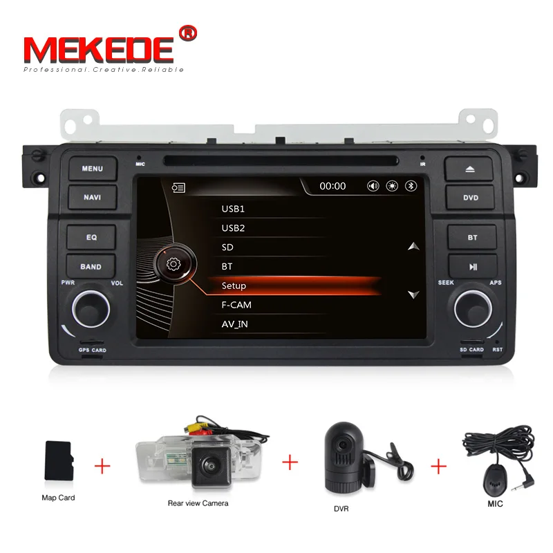1 Din автомобильный DVD плеер для BMW E46 мультимедиа M3 318/320/325/330/335 Rover75 купе gps