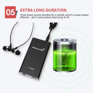 Перезаряжаемый слуховой аппарат, карманные Усилители звука, регулируемый слуховой аппарат для пожилых людей