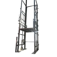 qiyun cargo elevator goods lift wooden material customized warehouse small hydraulic platform factory supplier