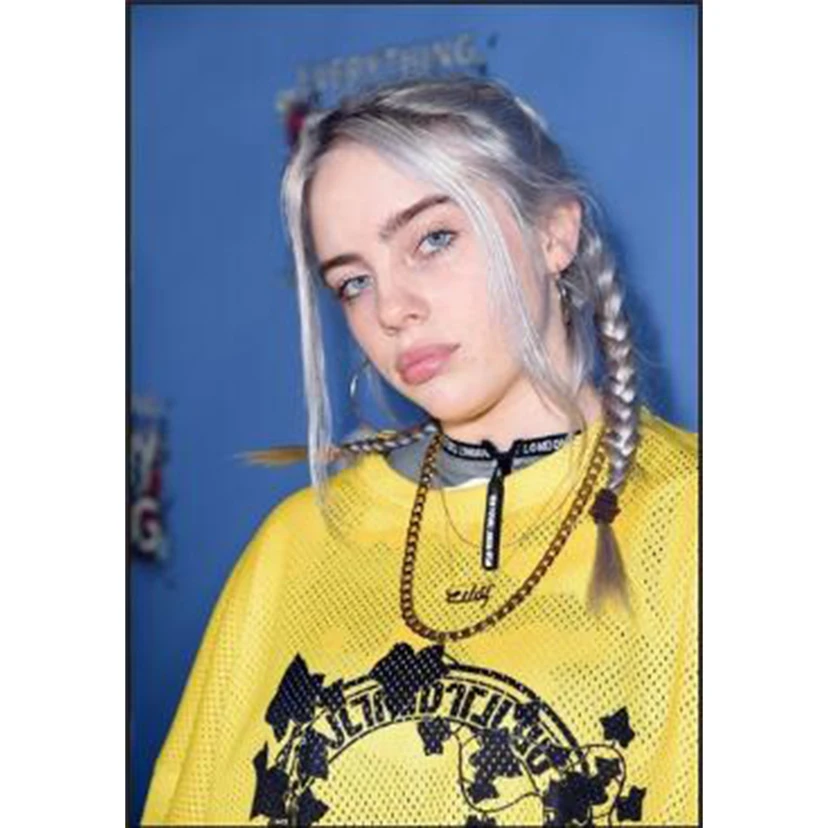 Полный квадратный/круглый дрель 5D DIY Алмазная картина "Billie Eilish" милая девушка 3D вышивка крестиком 5D домашний Декор подарок WG1604