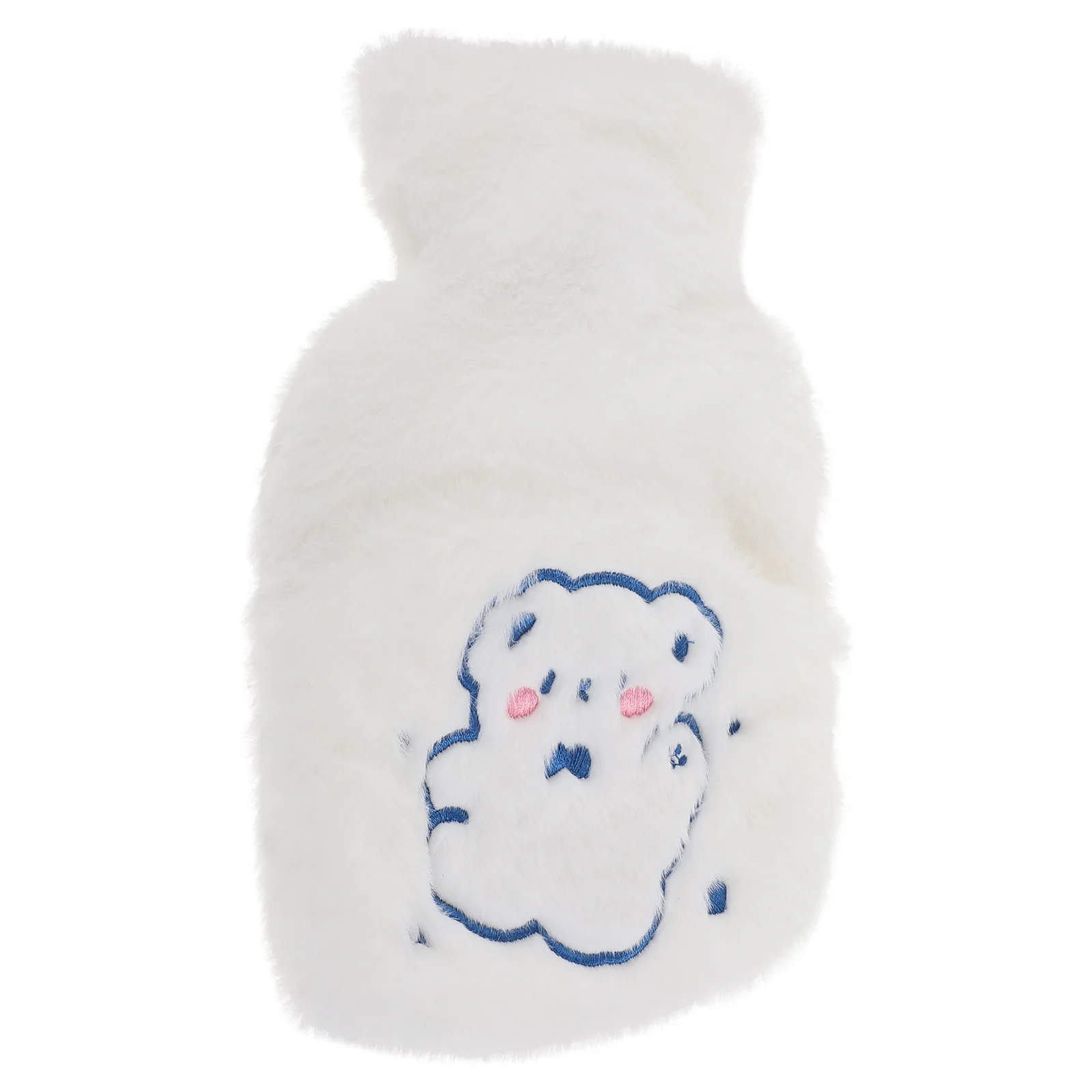 

1 Set of Cartoon Design Plush Hand Warmer Hot Water Bag Mini Hand Warmer for