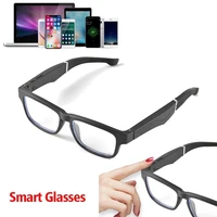 smart intelligent glasses bluetooth 5 0 glasses android ios ai eyewear tws wireless music earphones anti blue lens sunglasses