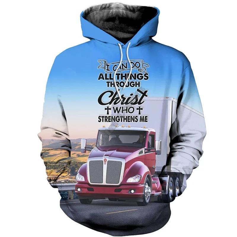 

Модные водителя грузовика 3D печатных, свитшот, толстовка с капюшоном, унисекс, Повседневные детские носки, модель Куртка Пуловер Куртка Топ...