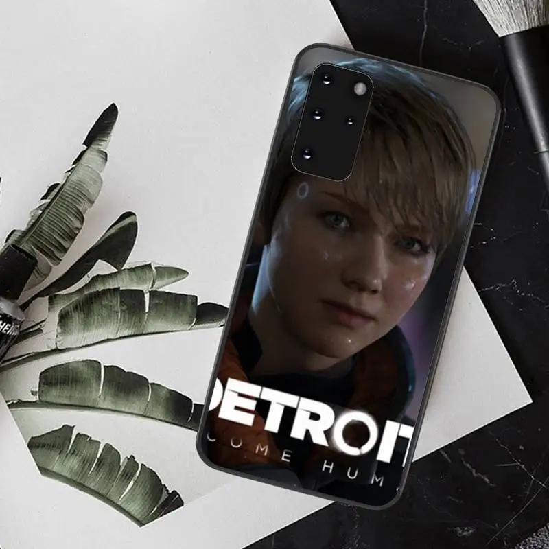 

NBDRUICAI Detroit Become Human Print Customer High Quality Phone Case for Samsung S20 plus Ultra S6 S7 edge S8 S9 plus S10 5G