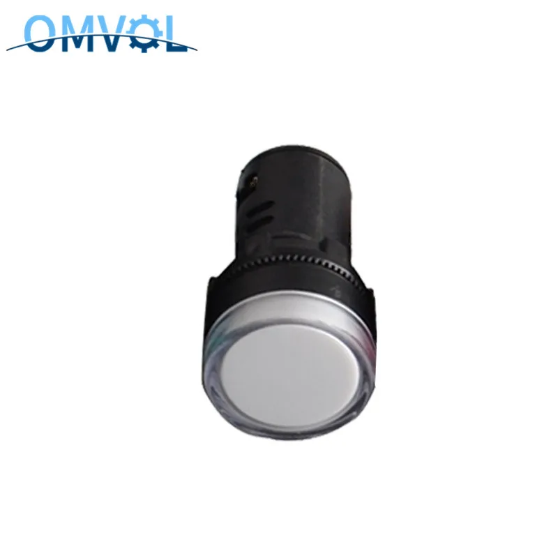 22 мм светодиод для монтажа на панель индикатор питания сигнальная лампа работает