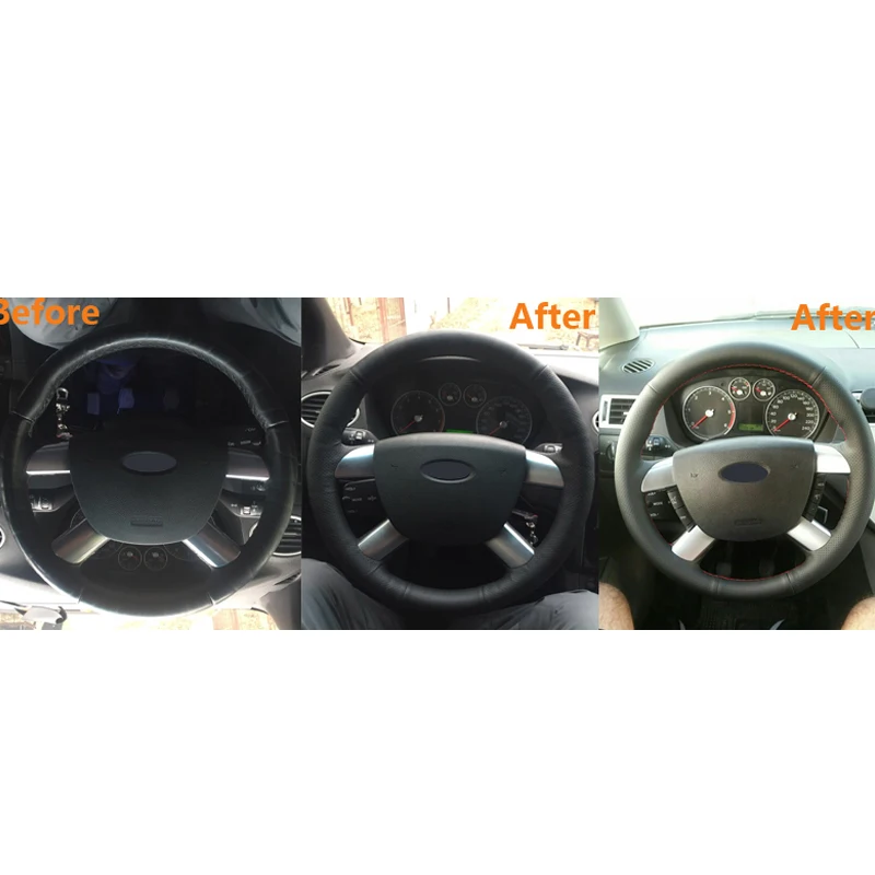 MEWANT черная искусственная кожа фотоаксессуары для Ford Kuga 2008 2011 Focus 2 2005 аксессуары