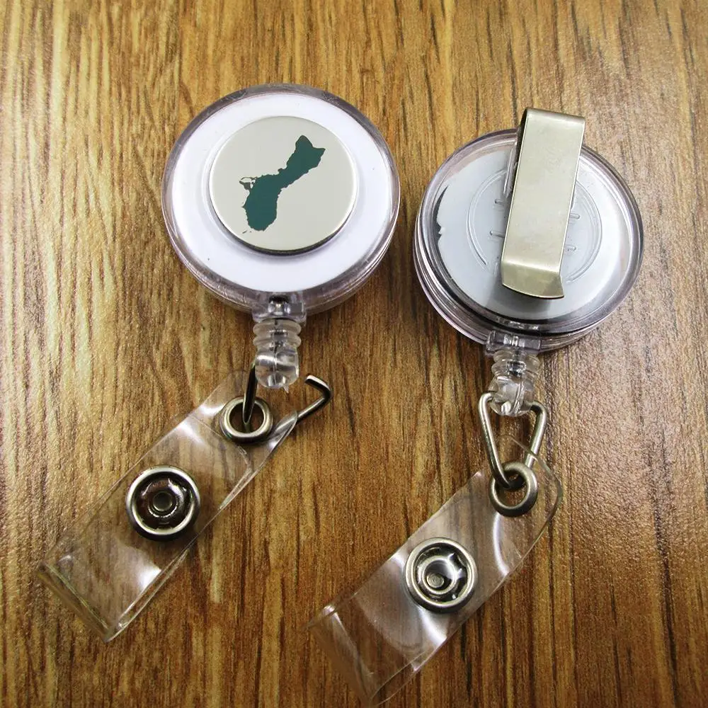 Guam Reaper ID Badge Reel подарок для Него/ее друга семья выдвижной recoil id бейдж держатель