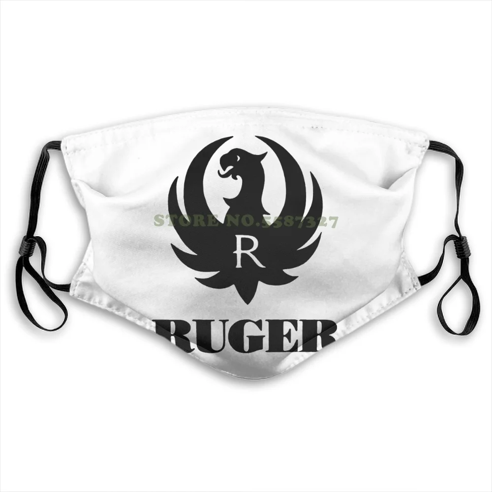 

Ruger Black Logo 2Nd A D T Pro Gun Rights Rifle Firearms Washable Diy Cool Face Masks