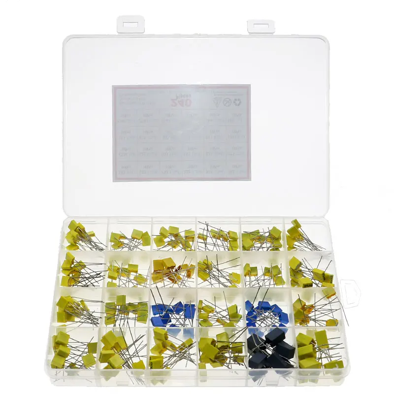 240 шт. 24 В 63 100 полипропиленовый защитный пластиковый пленочный конденсатор