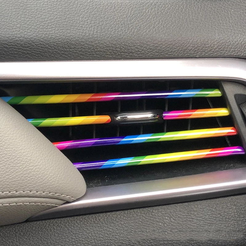 Декоративная лента для автомобильного кондиционера ПВХ + покрытие блестки