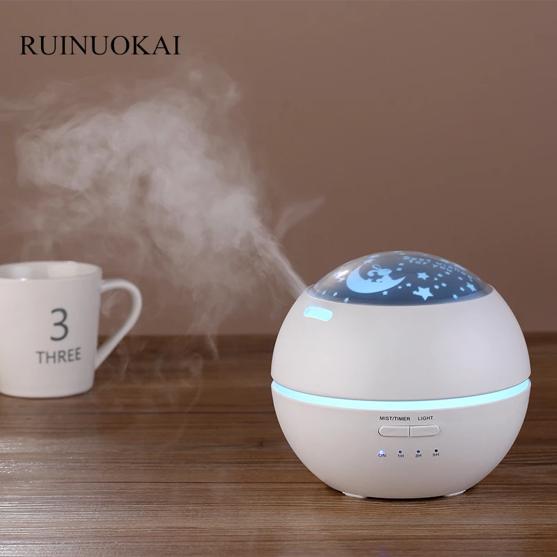 

RUINUOKAI150ML Projection Electric Aroma Essential Oil Diffuser Home Ultrasonic Aromatherapy Humidifiers Diffusers Mist Maker