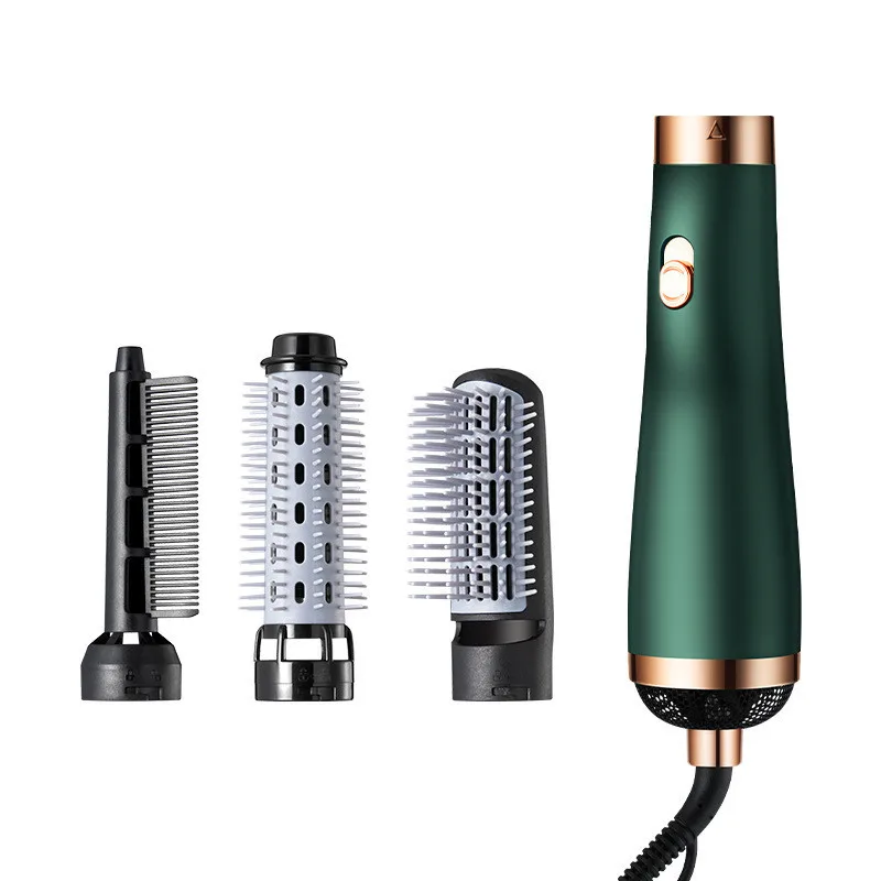 

Air Brush 4 In 1 Hair Dryer Brush For Women Hair Straightener/Curler Comb Electric One Step Hair Blower Brush