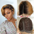 Tinashe Beauty, короткий парик с вырезом Пикси, парик из натуральных волос, бразильские волосы Remy, парик на шнурке, Т-образный парик, бразильские прямые волосы, парик Боб