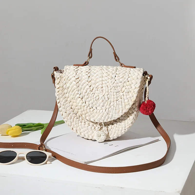 

Fashion straw bag Summer shoulder bag woven bag beach crossbody messenger bags