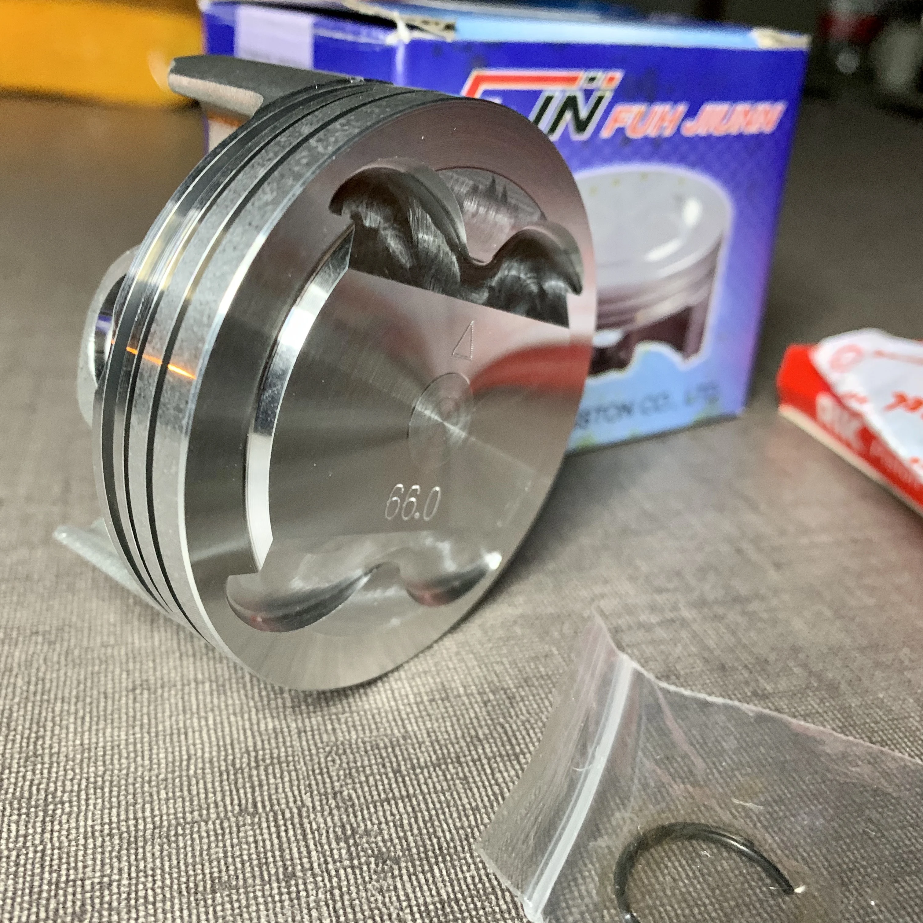 Поршневой комплект 59 61 62 63 65 66 67 69 70 71 72 73 74 75 76 мм rs100 rsz100 bws125 cygnus 125 mio ego gy6 поршень 4V