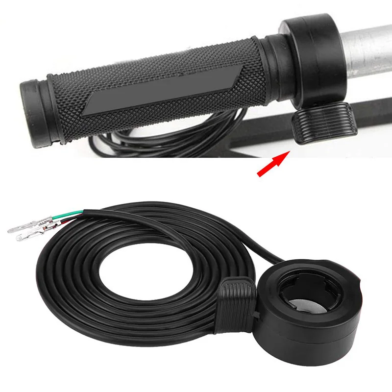 Акселератор контроль скорости Электрический велосипед ABS металл большой палец