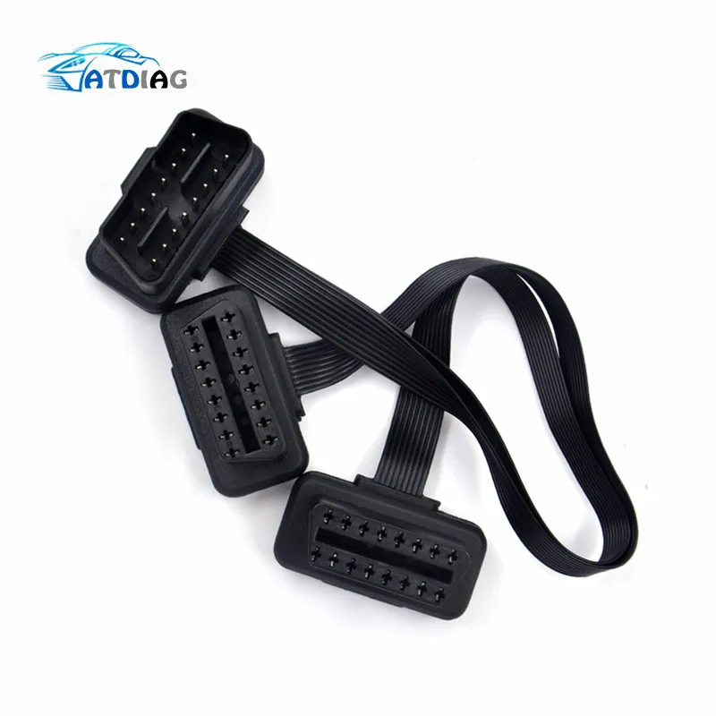 ODB OBD2 кабель 16 Pin 1 Male To 16 Pin 2 Female OBD II OBD2 разъем OBD2 1-2 Диагностика расширения кабель