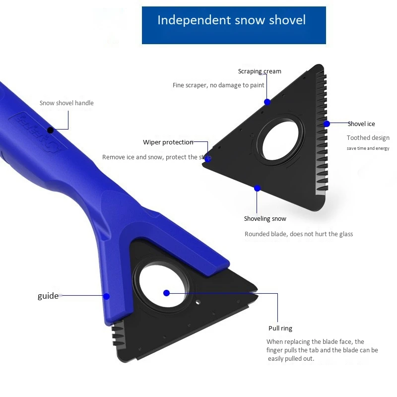 

Automobile Multifunctional Telescopic Snow Shovel Snow Scraper Vehicle Defrosting and Snow Removing Brush