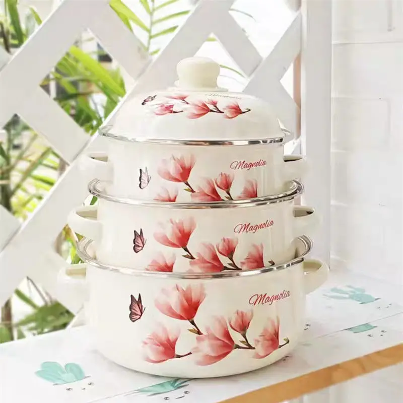 Eanmel суповая кастрюля кухонный инструмент кухонная посуда набор фарфоровая для